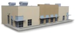 Walthers Cornerstone 933-4132HO Scale Small Buisness Center Kit