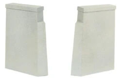 Walthers Cornerstone 933-4550 HO Scale Single Track Railroad Bridge Concrete Piers 2 Pack