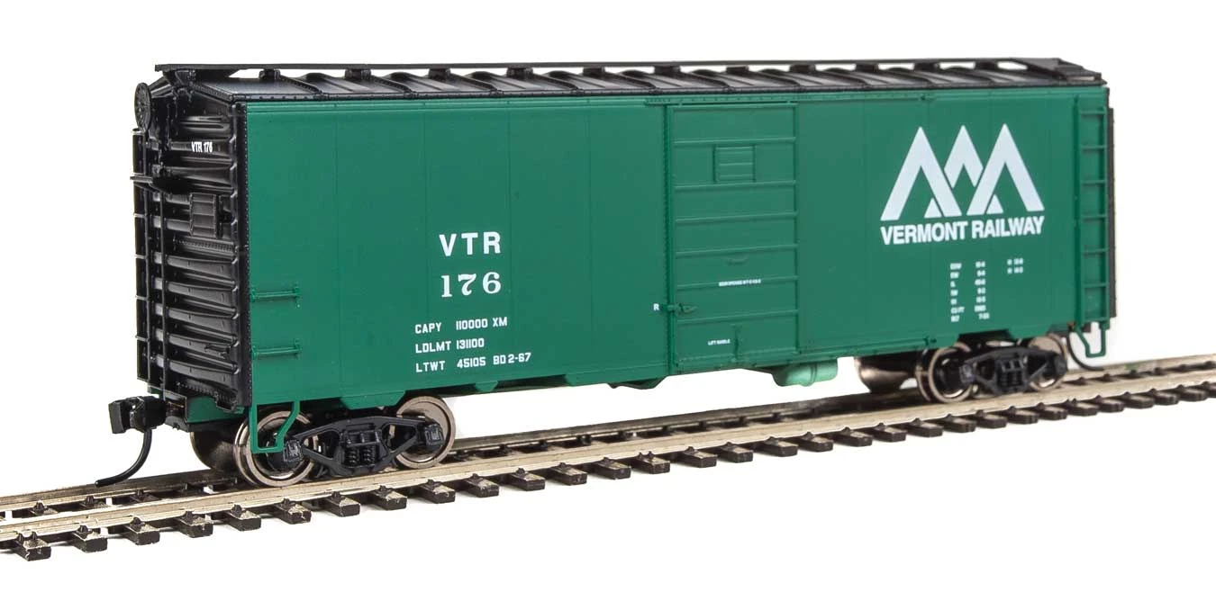 Walthers Mainline 910-1436 HOScale PS-1 40' Boxcar Vermont Railway VTR 176