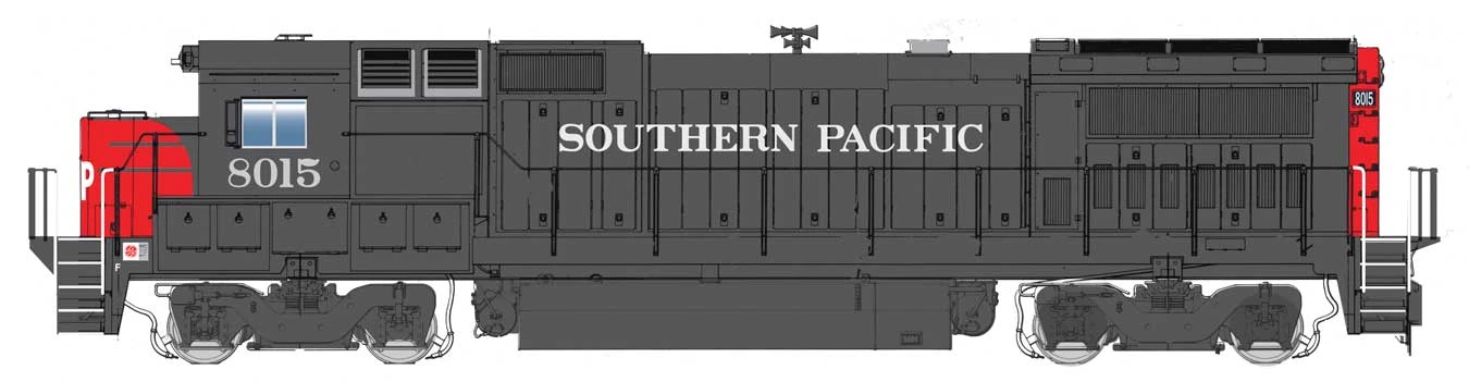 Walthers Mainline 910-19571 HO GE Dash 8-40B Diesel Southern Pacific SP 8015 DCC & Sound