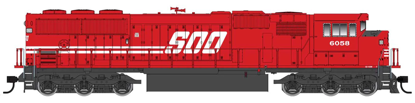 Walthers Mainline 910-20322 HO EMD SD60m SOO Line 6059 DCC & Sound