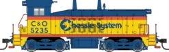 Walthers Mainline 910-20665 HO Scale EMD SW7 Phase I Chessie System C&O 5235 DCC Sound