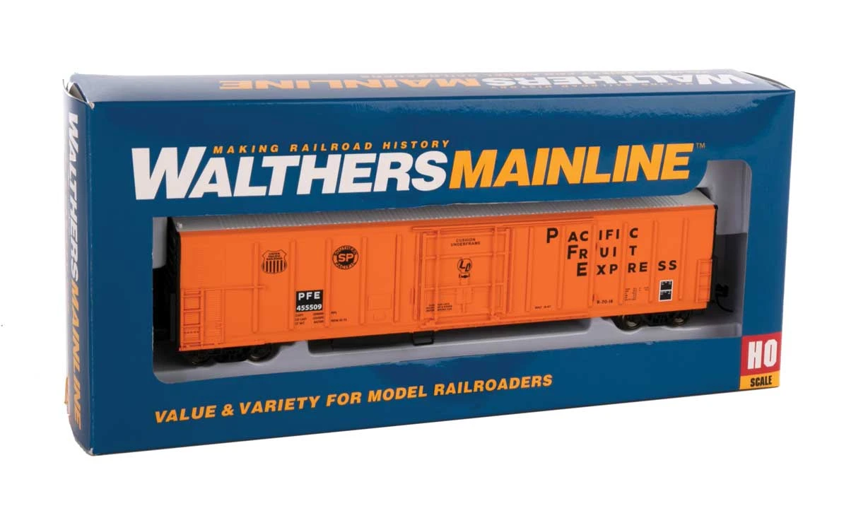 Walthers Mainline 910-3961 HO Scale 57' Mechanical Reefer Pacific Fruit Express PFE 455509 - Image 3