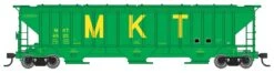 Walthers Mainline 910-49027 HO Scale 57' Trinity 4750 3-Bay Covered Hopper MKT 4544
