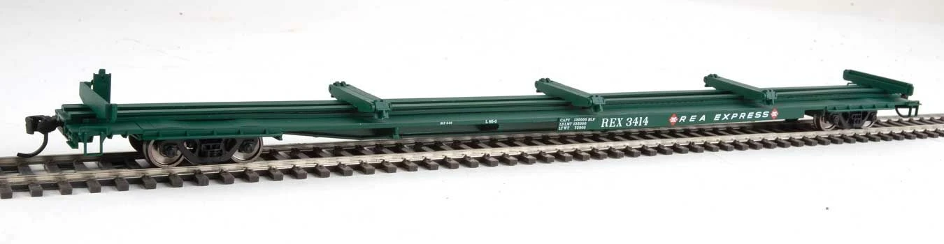 Walthers Mainline 910-5528 HO Scale G85 85' Flatcar Railway Express REA 3414