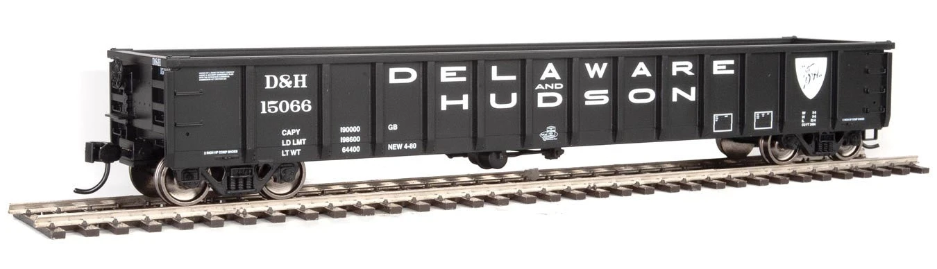 Walthers MainLine 910-6209 53' Gondola Delaware & Hudson D&H 15066