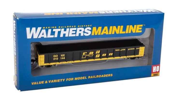 Walthers MainLine 910-6245 53' Gondola Railgon GONX 310144 - Image 2
