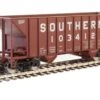 Walthers MainLine 910-6927 100 Ton 2 Bay Hopper Southern Brown SOU 103412