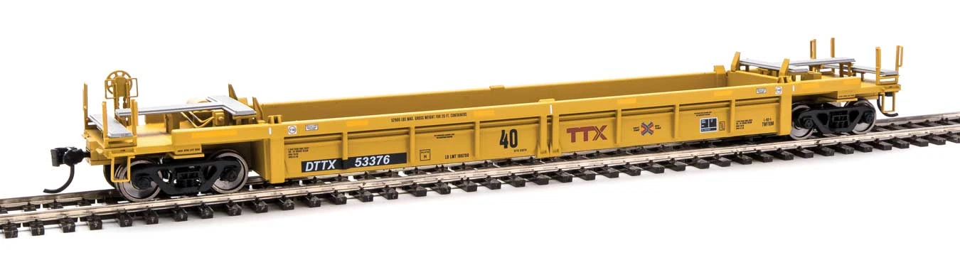 Walthers Mainline 910-8411 HO Scale Thrall Rebuilt 40' Well Car TTX DTTX 53376
