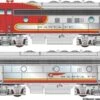 Walthers Mainline 910-9948 HO Scale EMD F7A-B Diesel Set Santa Fe ATSF 326L/326A