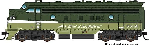 Walthers Mainline 910-9957 HO Scale EMD F7A Diesel Northern Pacific NP 6516A
