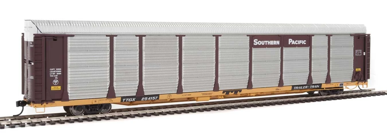 Walthers Proto 920-101344 HO Scale 89' Bi-level Auto Carrier Southern Pacific SP TTGX 254157