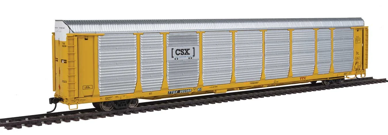 Walthers Proto 920-101358 HO Scale 89' Bi-Level Auto Carrier CSX TTGX 982366