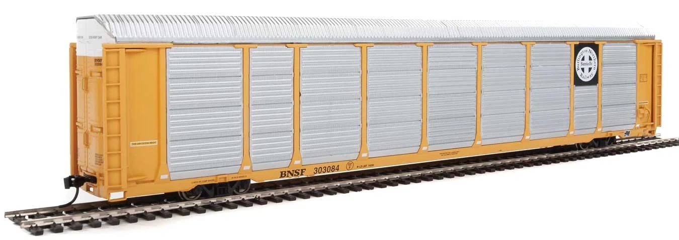 Walthers Proto 920-101415 HO Scale 89' Tri-level Auto Carrier BNSF 303084