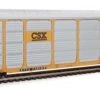Walthers Proto 920-101421 HO Scale 89' Tri-level Auto Carrier CSX ETTX 710155