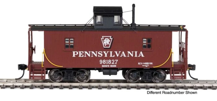 Walthers Proto 920-103410 HO Scale PRR N6b Wood Cabin Car "Shadow Keystone" Pennsylvania 980529