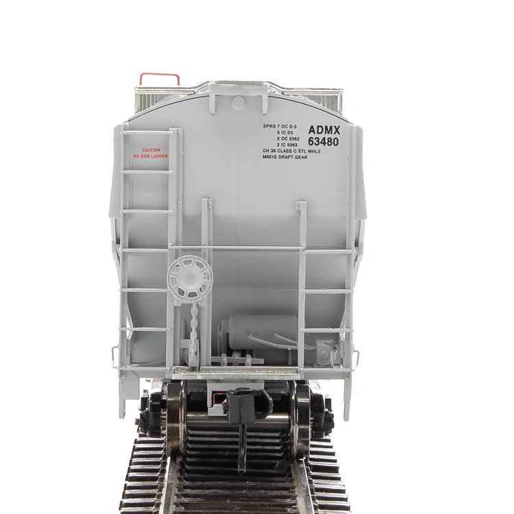 Walthers Proto 920-105842 HO Scale 67' Trinity 6351 4 Bay Hopper ADMX 63480 - Image 2