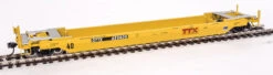 Walthers Proto 920-109133 HO Scale Rebuilt 40' Well Car TTX (New Logo Patch) DTTX 457574