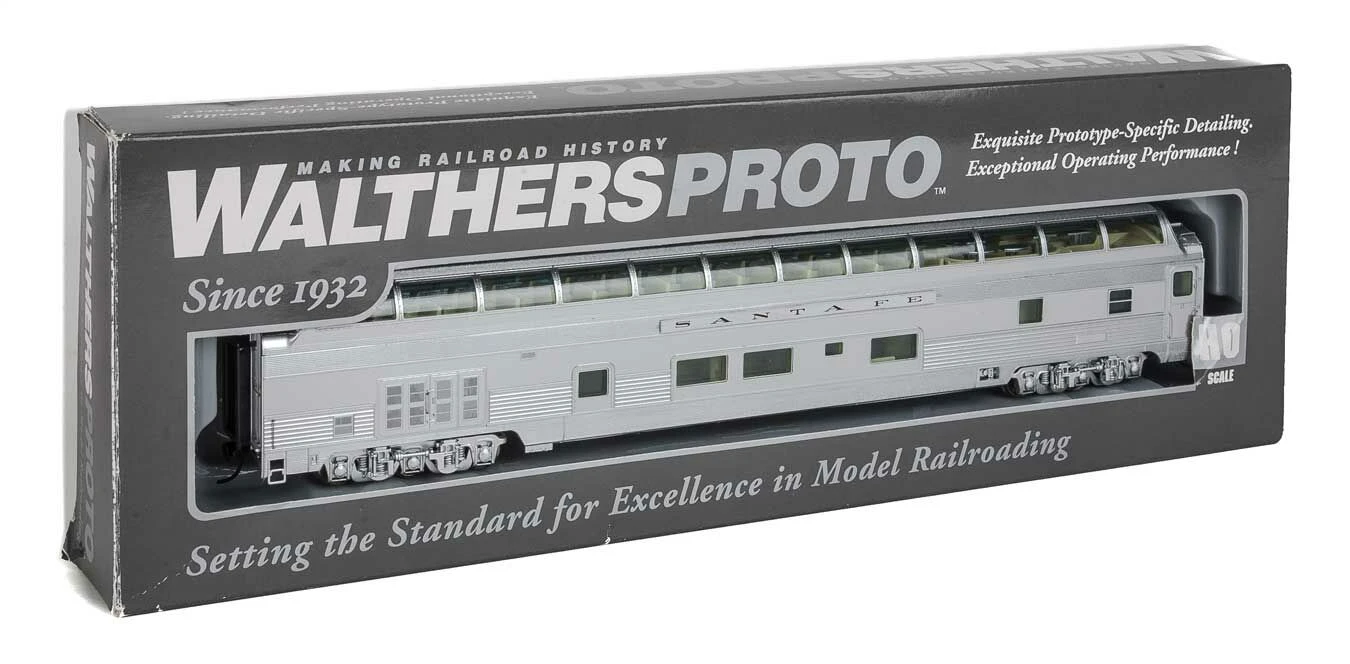 Walthers Proto 920-13500 HO Scale 85' BUDD Big Dome Bar Lounge Dorm Santa Fe ATSF - Image 4