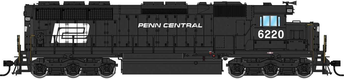 Walthers Proto 920-41157 HO Scale EMD SD45 Diesel Penn Central PC 6220 DCC LokSound