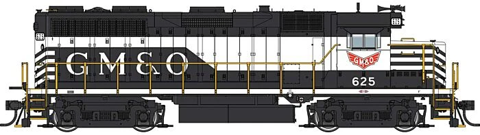 Walthers Proto 920-42181 HO Scale EMD Phase 1 GP35 Diesel Gulf Mobile Ohio GM&O 625 DCC Sound