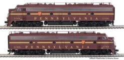 Walthers Proto 920-42900 HO Scale EMD E8A-A Diesel Pennsylvania Single Stripe PRR 5705A/5763A Sound