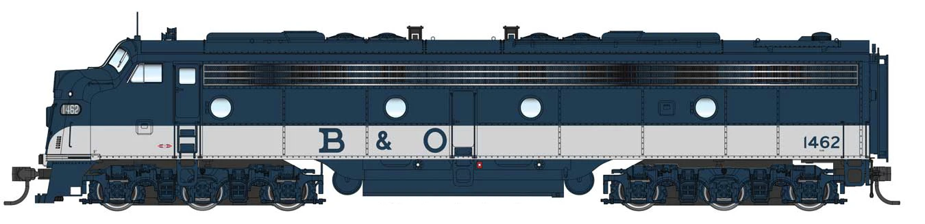 Walthers Proto 920-42909 HO Scale EMD E8A Diesel Baltimore & Ohio B&O 1461 DCC LokSound