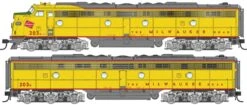 Walthers Proto 920-42951 HO Scale EMD E9A-B Diesel Milwaukee Road MILW 203A/203B DCC LokSound