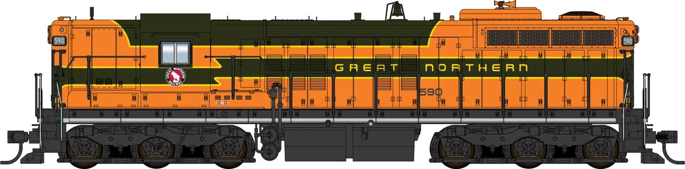 Walthers Proto 920-48709 HO Scale EMD SD9 Great Northern GN 591
