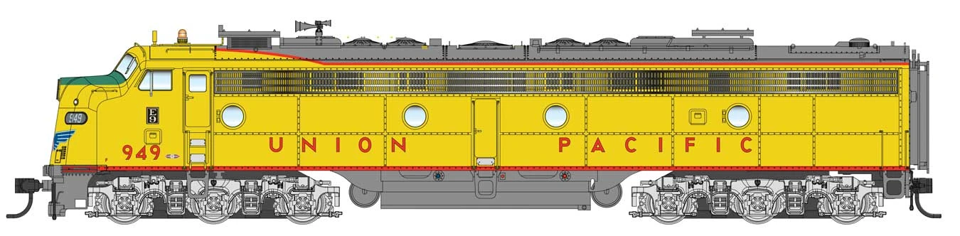 Walthers Proto 920-49918 HO Scale EMD E9A-Bm Diesel Union Pacific UP 949/963B Heritage DC