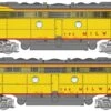 Walthers Proto 920-49951 HO Scale EMD E9A-B Diesel Set Milwaukee Road MILW 205A/205B