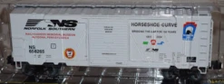 Weaver O Scale PS-1 Boxcar Norfolk Southern "Horseshoe Curve" NS 658265 - NOS