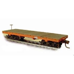 Wieseman Model Services RS-398 HOn3 24' Basic Flat Car Kit West Side Lumber - NOS