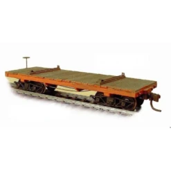 Wiseman Model Services RS-445 HOn3 24' Logging Flat Car With Bunks Kit West Side Lumber - NOS