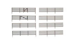 Woodland Scenics Woodland A2992 N Scale Wood Rail Fence Kit