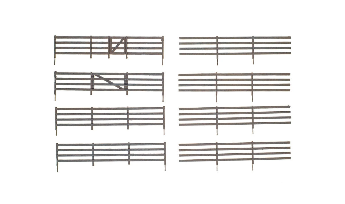 Woodland Scenics Woodland A2992 N Scale Wood Rail Fence Kit