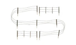 Woodland Scenics Woodland A3000 O Scale Barbed Wire Fence Kit