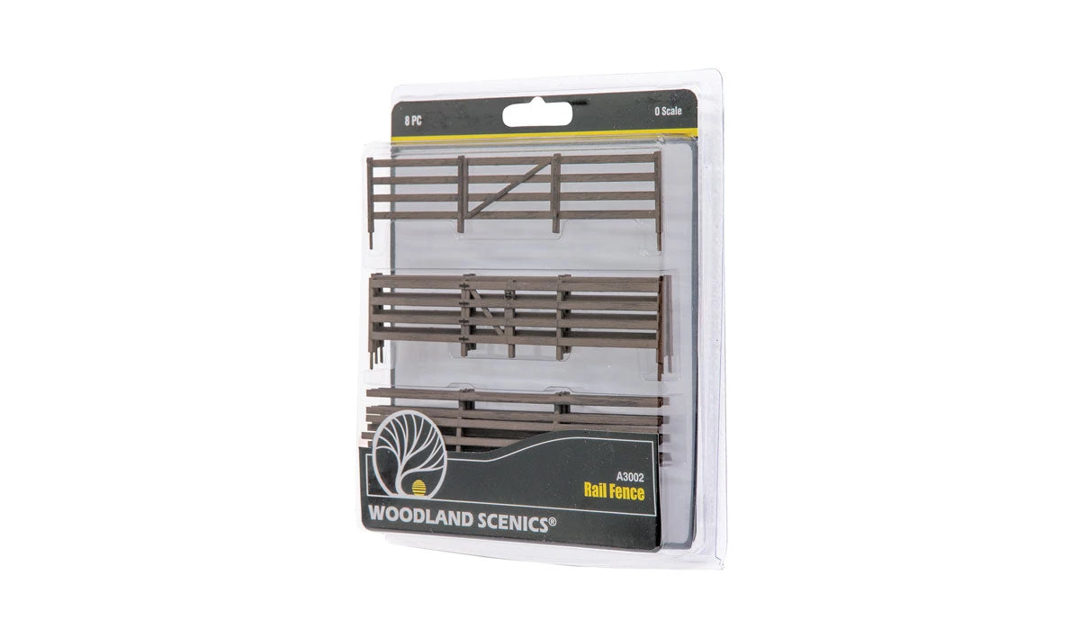 Woodland Scenics Woodland A3002 O Scale Wooden Rail Fence Kit - Image 3