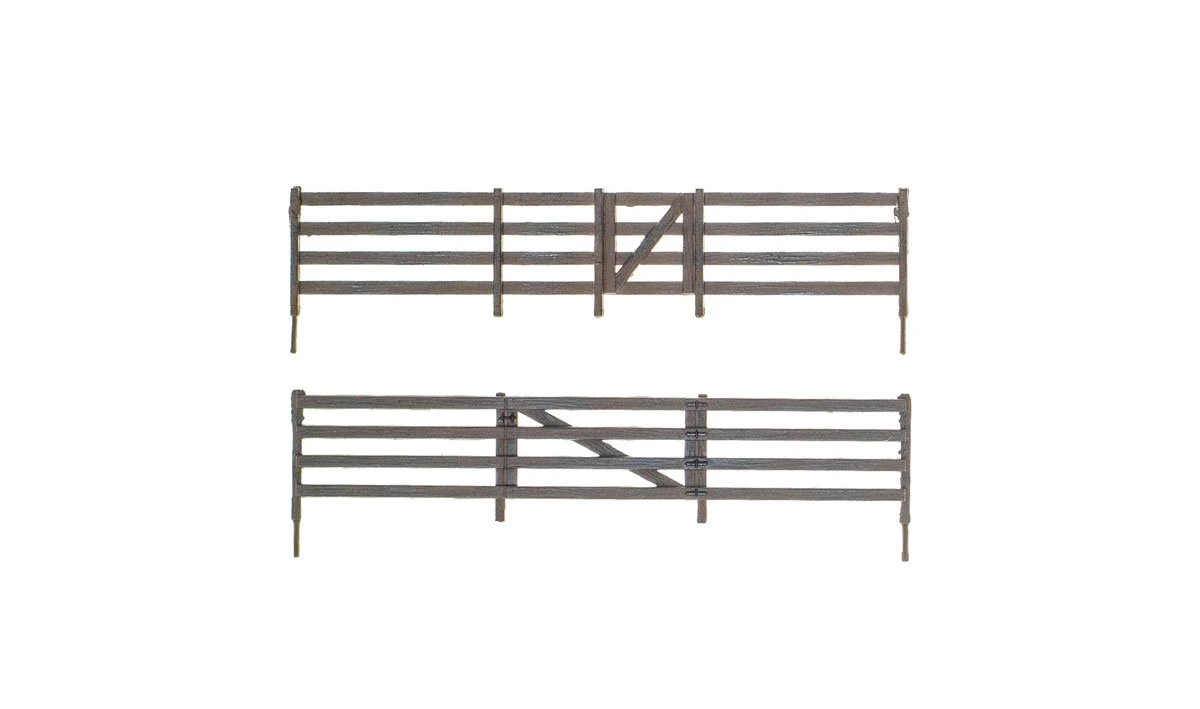 Woodland Scenics Woodland A3002 O Scale Wooden Rail Fence Kit