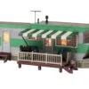 Woodland Scenics Woodland BR5861 O Scale Built & Ready Structure White/Green Trailer With Lights