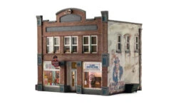 Woodland Scenics Woodland BR5871 O Scale Built Up Structure B&R Records Amd Recruiting Office