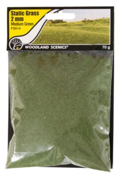Woodland Scenics Woodland FS614 Static Grass 2mm Medium Green