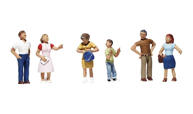 Woodland Scenics A1825 HO Scale Figures - Window Shoppers