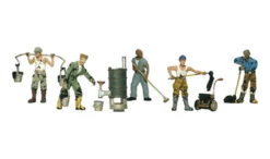 Woodland Scenics A1828 HO Scale Figures - Roofers