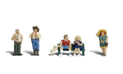 Woodland Scenics A1845 HO Scale Figures - Full Figured Folks