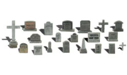 Woodland Scenics A1856 HO Scale Figures - Tombstones