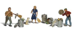 Woodland Scenics A1875 HO Scale Figures - People & Pesky Racoons