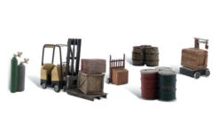 Woodland Scenics A1934 HO Scale Figures - Loading Dock Details