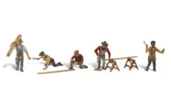 Woodland Scenics A1947 HO Scale Figures - Carpenter Crew