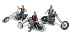 Woodland Scenics AS5344 N Scale Vehicles - Bad Boy Bikers